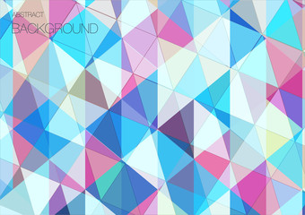 Cool abstract triangle geometric background
