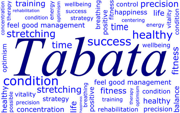 Tabata wordcloud