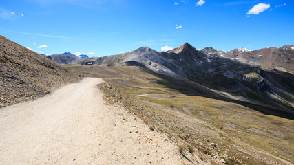 sentiero sulla vetta Blesaccia - Livigno