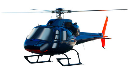 helicopter isolated © JackF