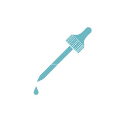 Eye Drop Bottle Isolate On White Background vector
