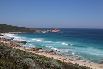 South-west Australian rocky shoreline in the Leeuwin-Naturaliste National Park