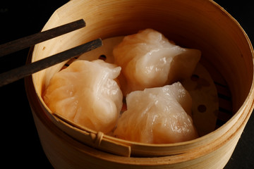 shrimp dumpling , traditional chinese food