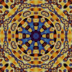 Seamless mosaic pattern