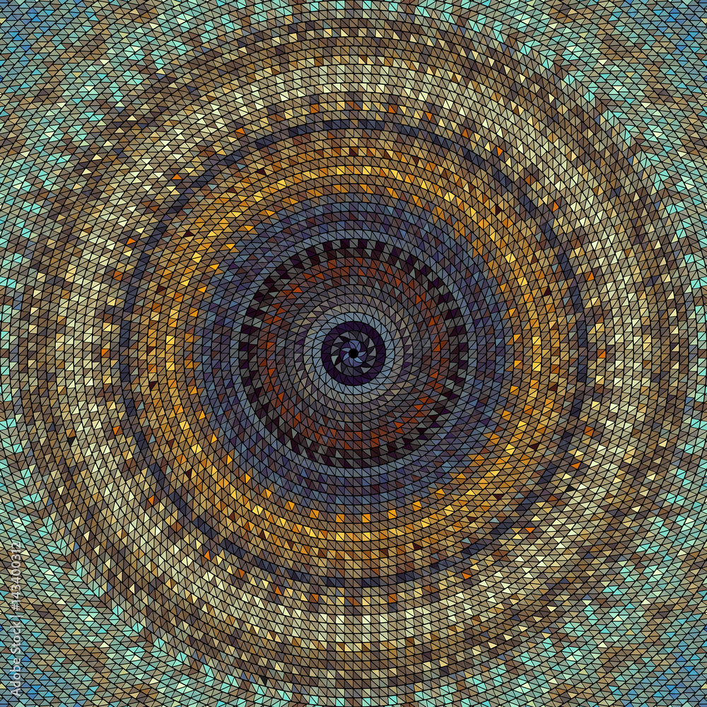 Poster seamless mosaic pattern