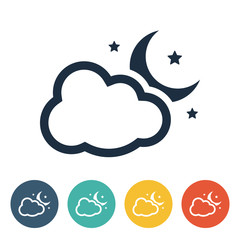 Weather Icon, great for presentations, web design, web apps, mobile applications or any type of design projects.

