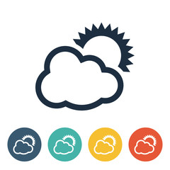 Weather Icon, great for presentations, web design, web apps, mobile applications or any type of design projects.

