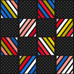 Obraz premium Colorful bright seamless pattern