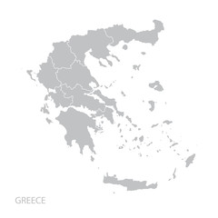 Fototapeta na wymiar Map of Greece