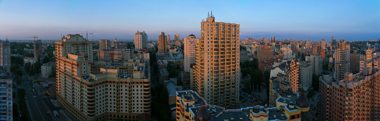 Modern Kyiv panorama
