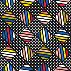 Fototapeta premium Colorful bright seamless pattern
