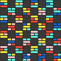 Colorful bright seamless pattern