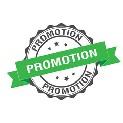 Promotion stamp illustration