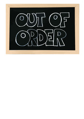 out of order