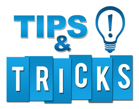 Tips And Tricks Professional Blue With Symbol 