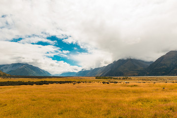 Fototapeta na wymiar Aoraki Mount Cook National Park, NewZealand