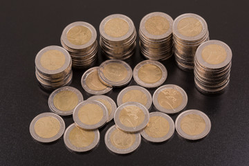 euro coins