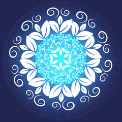 illustration of set of vintage design elements