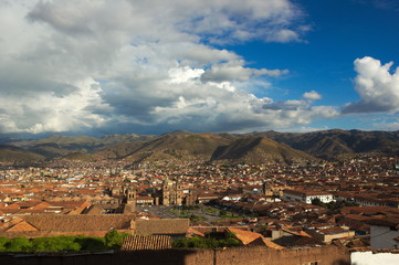 Obraz premium Cusco cityscape