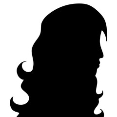 woman face silhouette