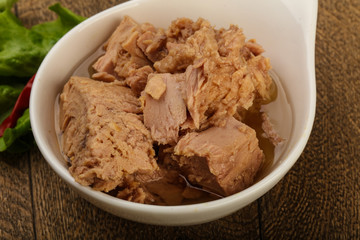 Canned tuna fish