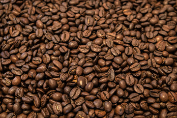 Coffee beans background