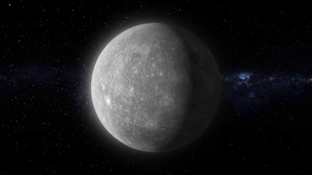 planet Mercury animation