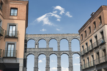 Naklejka premium Segovia (Spain): Roman aqueduct
