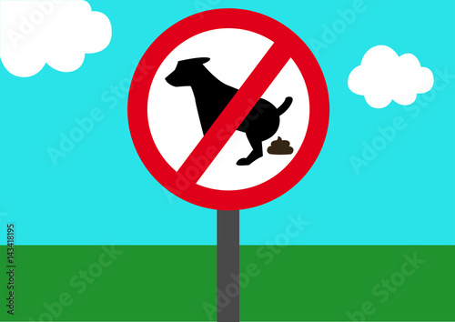 "Schild Hundehaufen verboten" Imágenes de archivo y ...