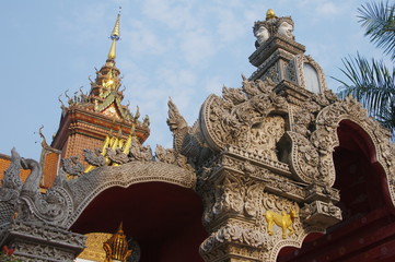 Fototapeta premium architecture of thailand temple.
