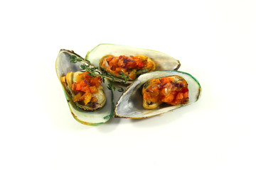 Mussels in the shell