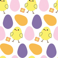 декоративный пасхальный узор бесшовный 