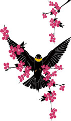 Fototapeta premium tree with birds