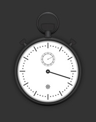 Classic Analog Stopwatch detailed vector