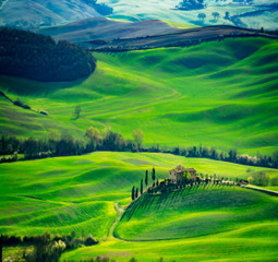 Tuscany, spring landscape