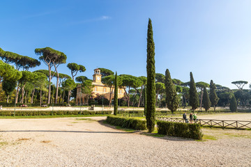 Rome, Italy. Villa Borghese: one of the most beautiful species.