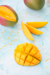 Fresh sweet juicy mango
