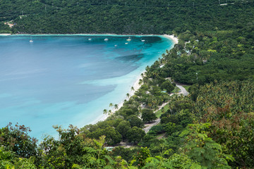 Obraz premium Megans Bay Beach on St Thomas