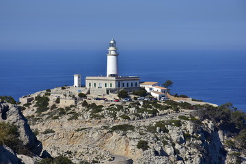 Fototapeta na wymiar lighthouse Cap de Formentor,island Majorca,Spain