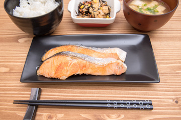 鮭定食