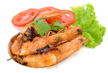 Deep Fried Shrimp with Tamarind Sauce