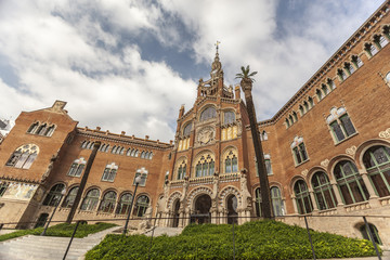 Fototapeta na wymiar Hospital de la Santa Creu i Sant Pau, Barcelona, Spain.