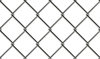 Chain link fence pattern. Industrial style wallpaper