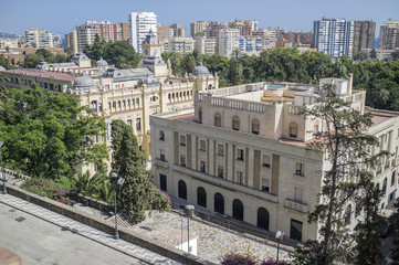 General city view, Malaga,Spain.