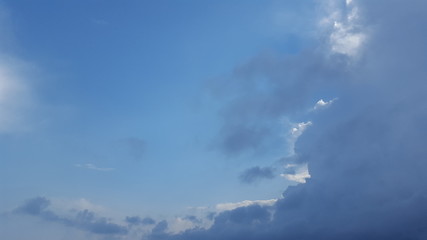 Naklejka na ściany i meble Blue sky after the storm