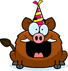 Cartoon Boar Birthday Party