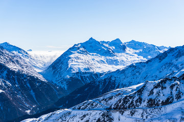 Fototapeta na wymiar The Alps mountains
