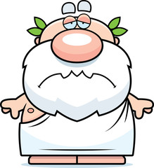Cartoon Sad Greek