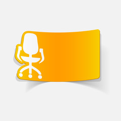 realistic design element: office chair