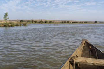 Pinasse Boat on the Niger River, Niger, West Africa